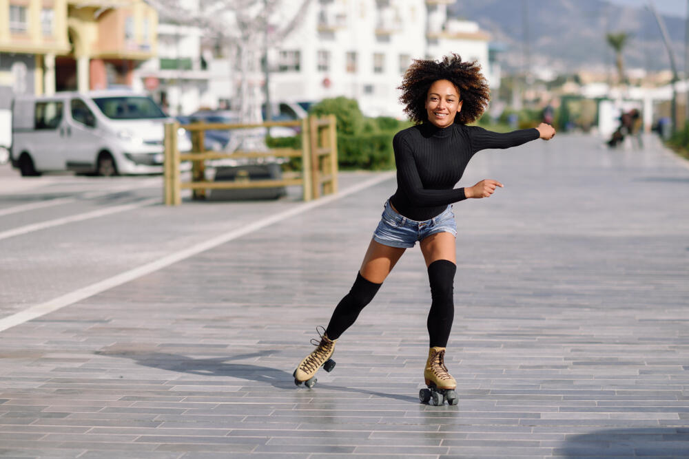 Twila Gill Roller Blading